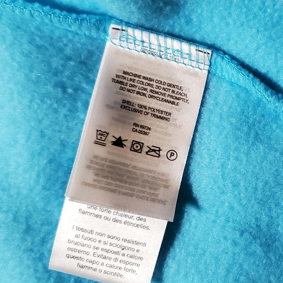 Columbia Bright Blue Fleece Jacket - Picture 5 of 12
